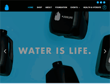 Tablet Screenshot of juglifewater.com